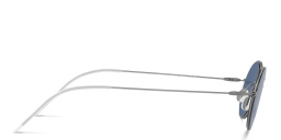 Shop GIORGIO ARMANI Round Sunglasses in Grey online.