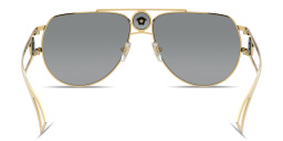 VERSACE Medusa Pilot Sunglasses in Gold – Product Photo 4