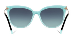 Shop TIFFANY Cat-Eye Sunglasses in Black online.