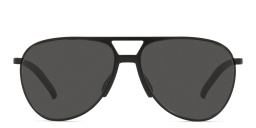 Prada Linea Rossa Pilot Sunglasses in Matte Black – Product Photo 1