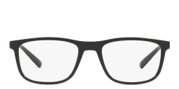 Shop Dolce & Gabbana Wide Rectangle Eyeglasses in Matte Black online.