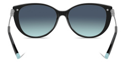 Shop TIFFANY Cat-Eye Sunglasses in Black online.
