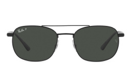 Ray-Ban Unisex Square Sunglasses in Black – Product Photo 1