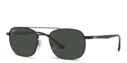 Ray-Ban Unisex Square Sunglasses in Black – Product Photo 2