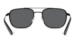 BVLGARI Rectangle Sunglasses in Matte Black – Product Photo 4