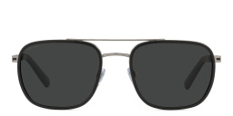 BVLGARI Rectangle Sunglasses in Matte Gunmetal – Product Photo 1