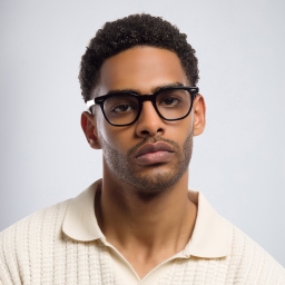 نظارة طبية "هوك آي" بإطار مربع للجنسين من راي بان بلون أسود - صورة المنتج 8