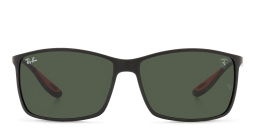 Shop Ray-Ban Ferrari Unisex Square Sunglasses in Black online.