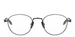 AKONI Pioneer Unisex Round Eyeglasses in Grey – Product Photo 1