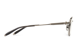 AKONI Mercury Unisex Round Eyeglasses in Silver – Product Photo 3