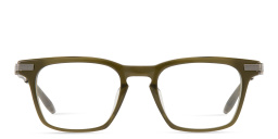 Shop AKONI Unisex Square Eyeglasses in Dark Green online.