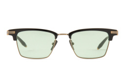 AKONI Galileo Unisex Rectangle Eyeglasses in Black – Product Photo 1