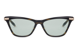 AKONI Iris Cat Eye Eyeglasses in Brown – Product Photo 1