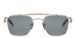 AKONI Europa Unisex Square Sunglasses in Gold – Product Photo 1