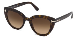 TOM FORD Cat Eye Sunglasses in Dark Havana – Product Photo 2