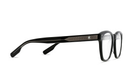 MONTBLANC Square Eyeglasses in Black – Product Photo 3
