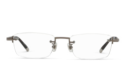 MONTBLANC Rimless Rectangle Eyeglasses in Gunmetal – Product Photo 1