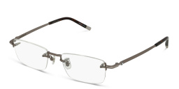 MONTBLANC Rimless Rectangle Eyeglasses in Gunmetal – Product Photo 2
