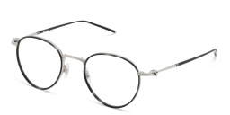 MONTBLANC Snowcap Round Eyeglasses in Silver Grey – Product Photo 2