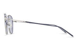 Shop MONTBLANC Square Sunglasses in Blue online.