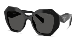 PRADA Catwalk Irregular Sunglasses in Black – Product Photo 2