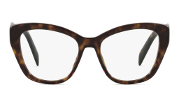 Cat Eye Eyeglasses من برادا بلون متموج - صورة المنتج 1