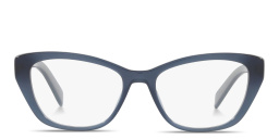 PRADA Cat-Eye Eyeglasses in Transparent Blue – Product Photo 1