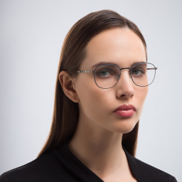 Shop MYKITA Unisex Square Eyeglasses in Polished Grey online.