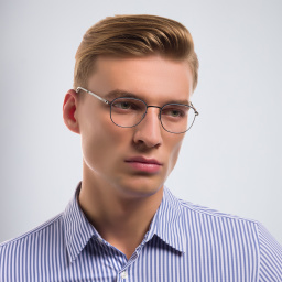 Shop MYKITA Unisex Square Eyeglasses in Polished Grey online.