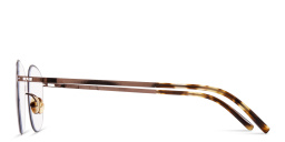 نظارة طبية بإطار دائري للجنسين من ميكيتا بلون رمادي - صورة المنتج 2