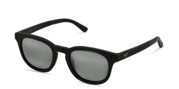 Shop Maui Jim Koko Head Unisex Square Sunglasses in Black online.