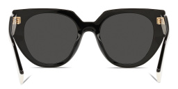 Shop PRADA Cat Eye Sunglasses in Black online.