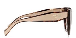 PRADA Cat Eye Sunglasses in Caramel Tortoise – Product Photo 3