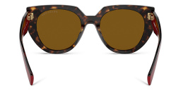 Shop PRADA Cat-Eye Sunglasses in Tortoise online.