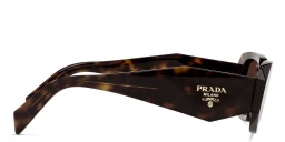 نظارة شمسية بإطار مستطيل من برادا بلون متموج - صورة المنتج 3