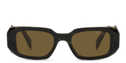 PRADA Rectangle Sunglasses in Black – Product Photo 1