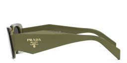 PRADA Rectangle Sunglasses in Green – Product Photo 3