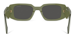 PRADA Rectangle Sunglasses in Green – Product Photo 4