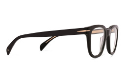 DAVID BECKHAM Square Eyeglasses in Black – Product Photo 3