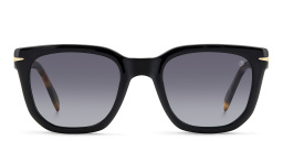 DAVID BECKHAM Style Pioneer Square Eyeglasses in Black Havana – Product Photo 1