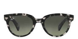 Shop Ray-Ban Orion Unisex Round Sunglasses in Grey Havana online.