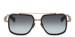 BALMAIN Officier Unisex Square Sunglasses in Black – Product Photo 1