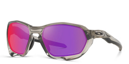 Shop Oakley Oakley Plazma Rectangle Sunglasses in Grey Ink online.