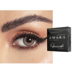 Shop Amara Monthly Color Contact Lenses - Hazel Wood online.