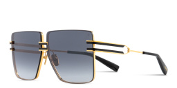 تسوق نظارات شمسية مربّعة كبيرة للجنسين بالمان بلون بلاك جولد أونلاين.