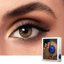 LEILA & LEILA Monthly Color Contact Lenses - Duniazade Sunset Hazel – Product Photo 1