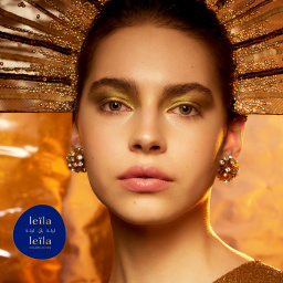 LEILA & LEILA Monthly Color Contact Lenses - Duniazade Sunset Hazel – Product Photo 2