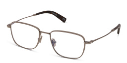 نظارة طبية بإطار مستطيل من توم فورد بلون روثينيوم داكن مطفي - صورة المنتج 2