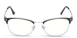 TOM FORD Square Eyeglasses in Matte Black – Product Photo 1