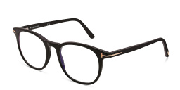 TOM FORD Aviator Eyeglasses in Shiny Black – Product Photo 2